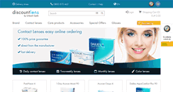 Desktop Screenshot of discountlens.it